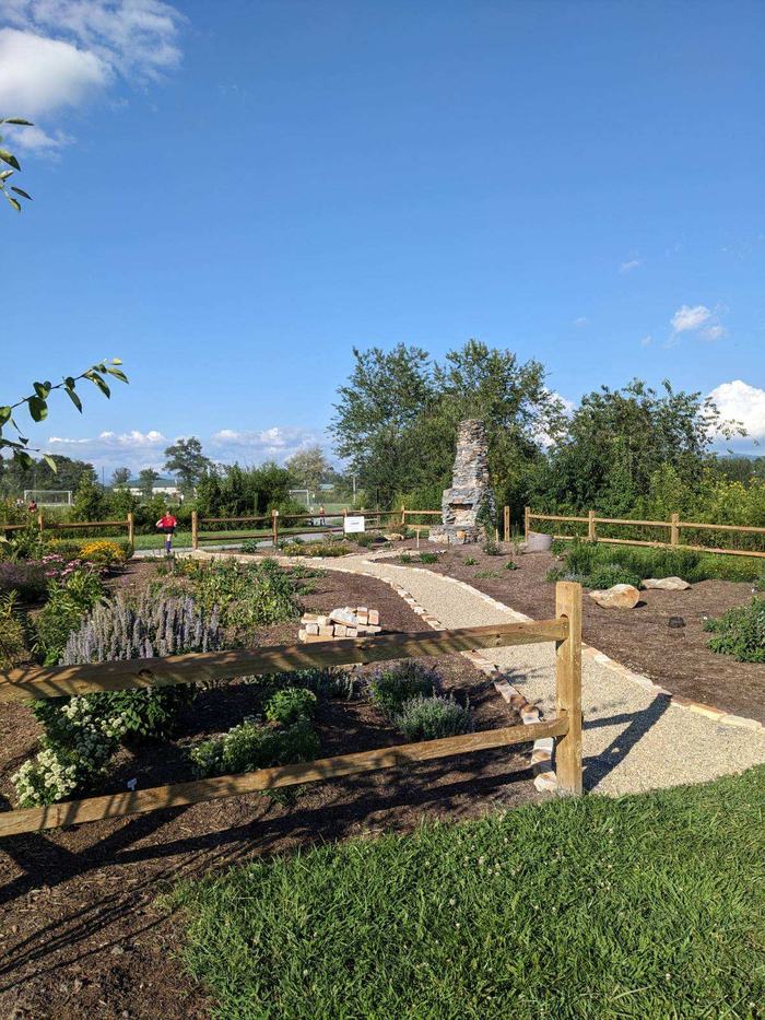 mills river pollinator garden