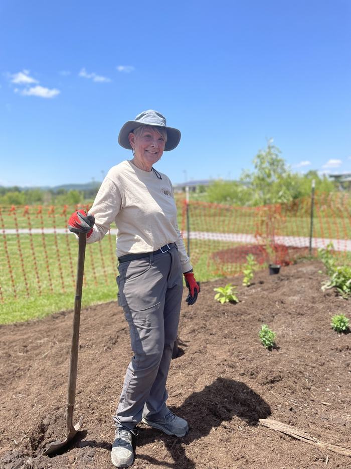 mills river pollinator garden