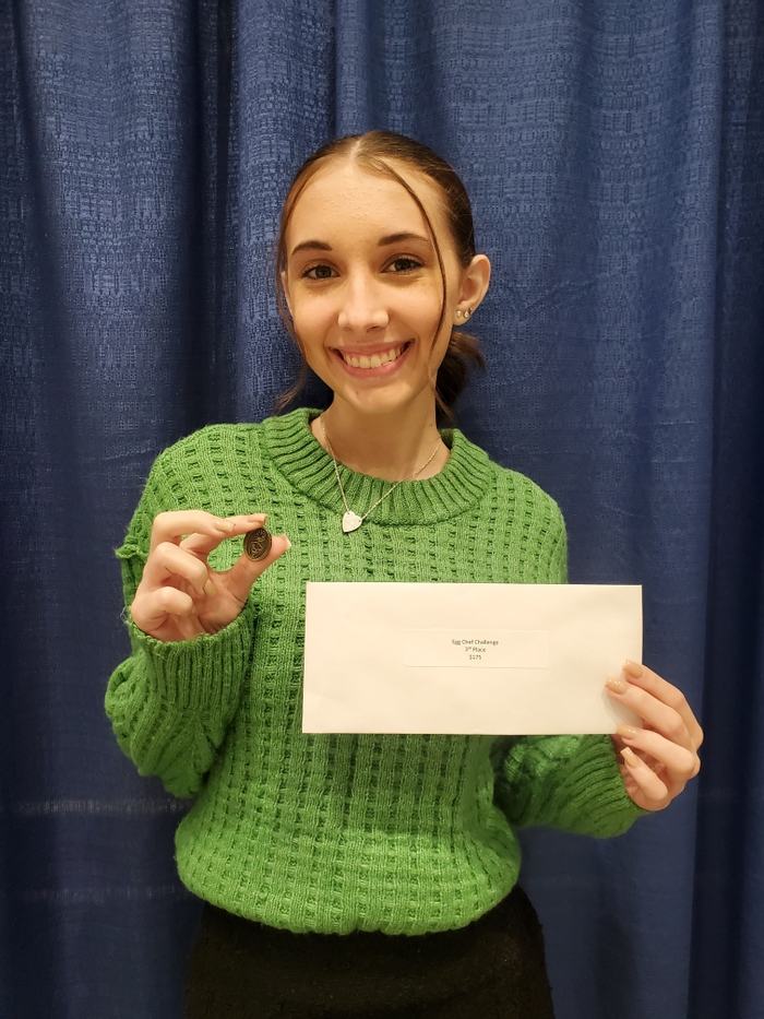 Egg Chef Challenge 4-H winner from North Carolina