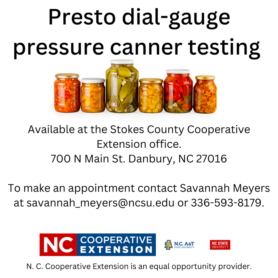 presto canner testing