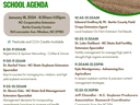 Agenda for the 2023 Windsor Soybean School