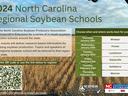 2024 NC Soybean Schools: Thursday January 18th-Windsor, Wednesday January 24th-Ponzer, Tuesday January 30th-Lumberton, Friday February 9th-Statesville, Tuesday February 13th-Goldsboro, Thursday February 15th-Monroe.