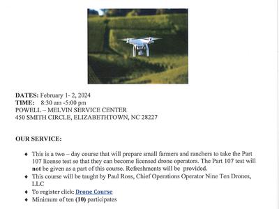Small Farmer Drone Course