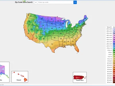 US Plant Hardiness Zones