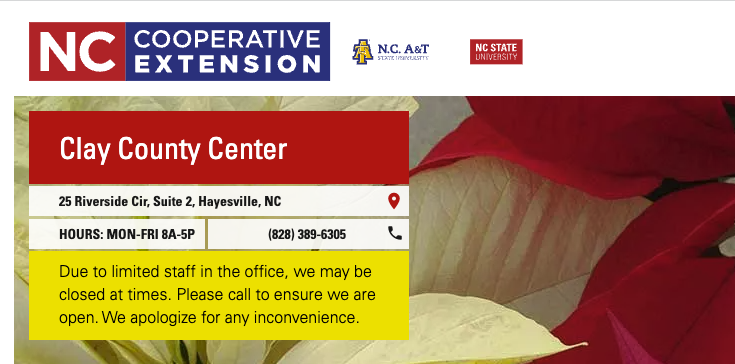 Office closure example