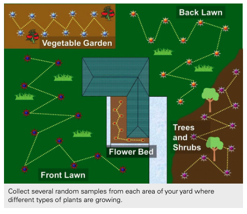 Collecting soil samples