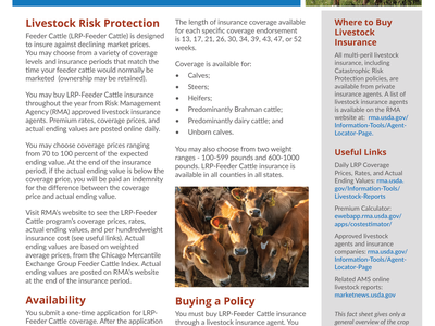 Infographic containing information about LRP