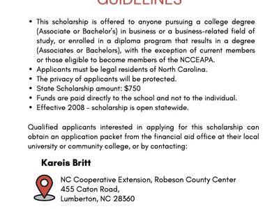 guidelines for Hertoer O'Neal 2024 Scholarship submission