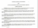 WHEREAS, radon is a colorless, odorless, naturally-occurring radioactive gas that, over prolonged periods, can present a significant health risk to individuals across North Carolina; and WHEREAS, according to the United States Environmental Protection Age