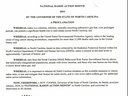 WHEREAS, radon is a colorless, odorless, naturally-occurring radioactive gas that, over prolonged periods, can present a significant health risk to individuals across North Carolina; and WHEREAS, according to the United States Environmental Protection Age