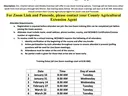 2024 Auxin Herbicides virtual Zoom trainings; contact County Agricultural Extension Agent for link