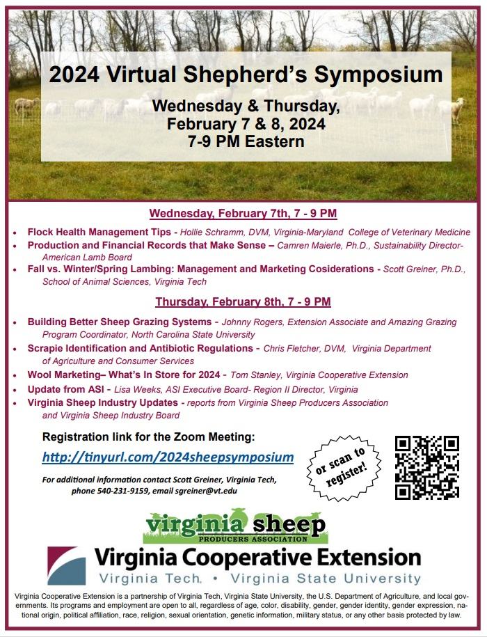 2024 Virtual Shepherd's Symposium