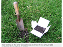 Soil testing