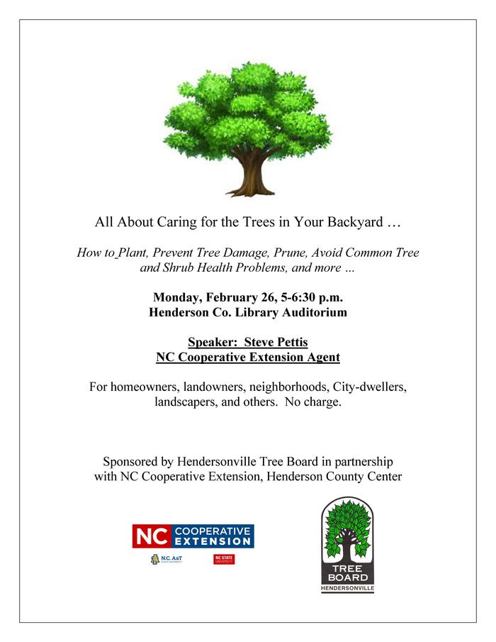 Trees in Your Backyard class 2024