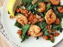 Shrimp & Collard Greens Stir Fry
