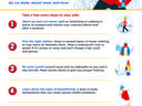 Five Tips for Exercising Safely During Cold Weather poster with numbered winter safety tips