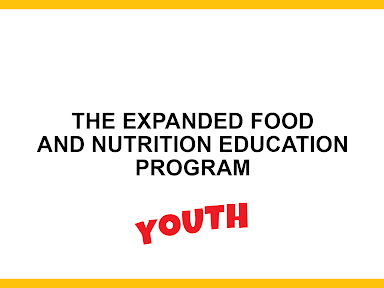THE EXPANDED FOOD AND NUTRITION EDUCATION PROGRAM with red "YOUTH" below