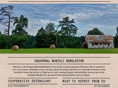 1st page of March Newsletter