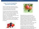 The N.C. Cooperative Extension, Avery County Center staff is busy preparing for the upcoming 2024 Avery County Cooperative Extension Plant Sale. For years, this annual event has helped supply the Avery County residents with various fruit trees and berry p
