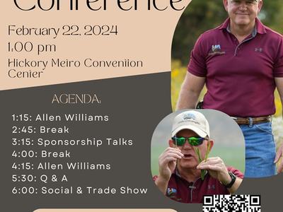 flyer for NC Forage and Grasslands Council Winter Conference