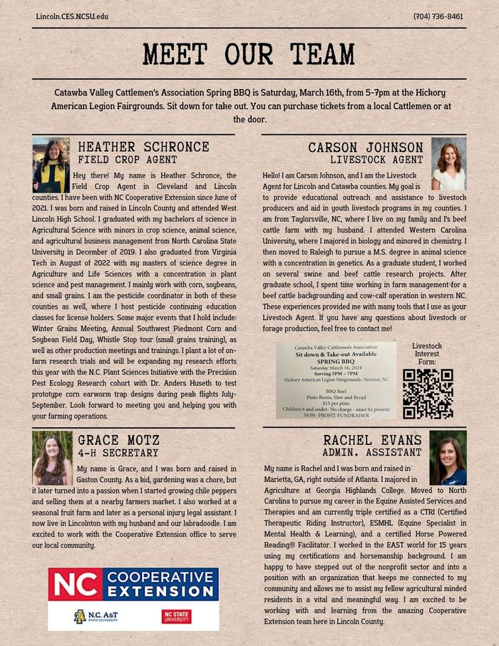 3rd page of March Newsletter