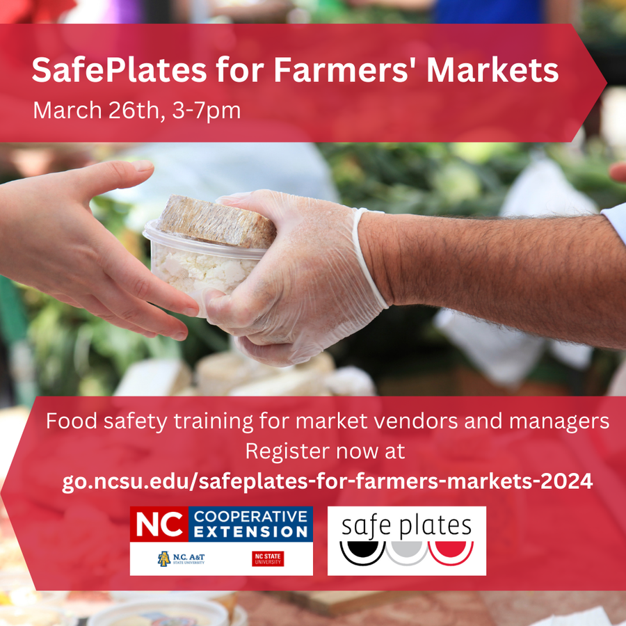 Safeplates for Farmers' Markets March 26th 3-7pm