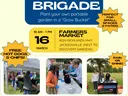 Bucket Brigade event: plant a portable "Grow Bucket" — March 16, 10 AM–1 PM, Farmers Market, 4024 Richlands Hwy