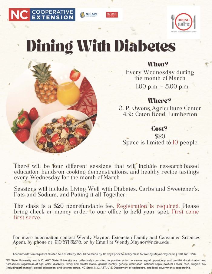 Dining with Diabetes