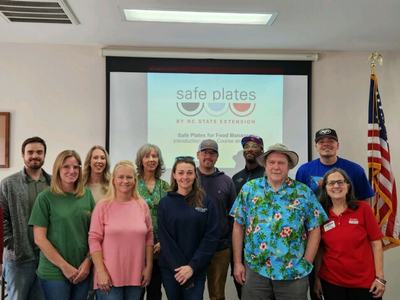 Safe Plates recent class members all standing together