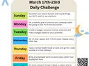 goal setting challenge