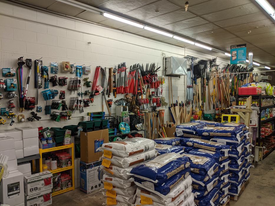 Inventory in a hardware store.