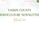 March Newsletter Banner