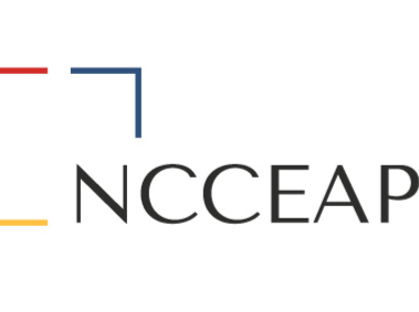 Yellow, red, and blue square with the letters NCCEAPA