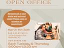 DIGITAL SKILLS OPEN OFFICE — Mar 4–25; Tue & Thu 9:00–10:30am; 1006 Eastern Ave Nashville NC