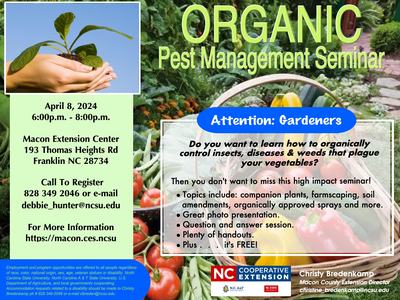 Organic Gardening Flyer