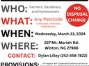 pesticide flyer