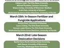 2024 Science for Success webinars: Savvy Full-Season Soybean Management — Mar 8,15,22; 1 PM ET