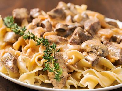 Beef Stroganoff