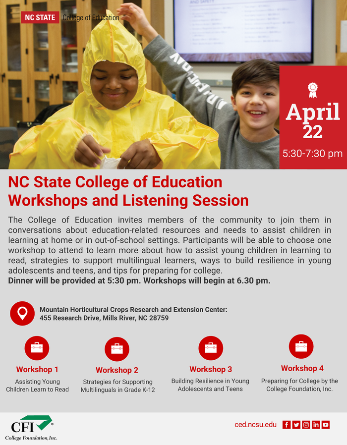 NCSU College of Education Program