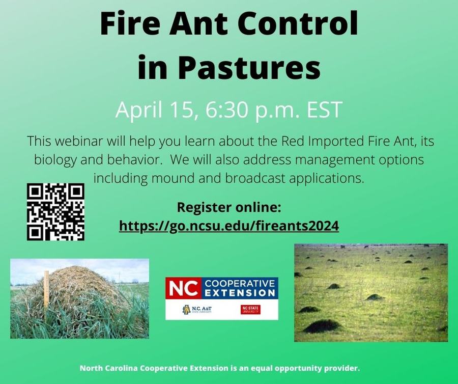 pictures of fire ants and information about the flier