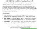 GAP Connections webinar: 2023 H-2A Adverse Effect Wage Rate Final Rule, Mar 21 2024 6:30–8 p.m. EST