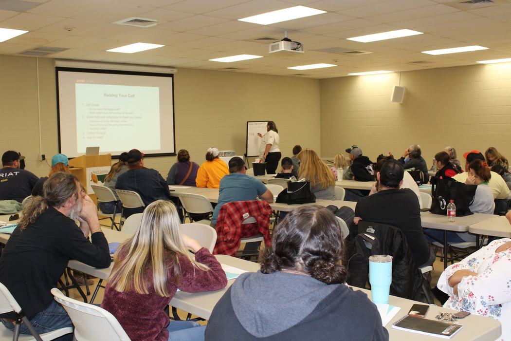Students in a class.