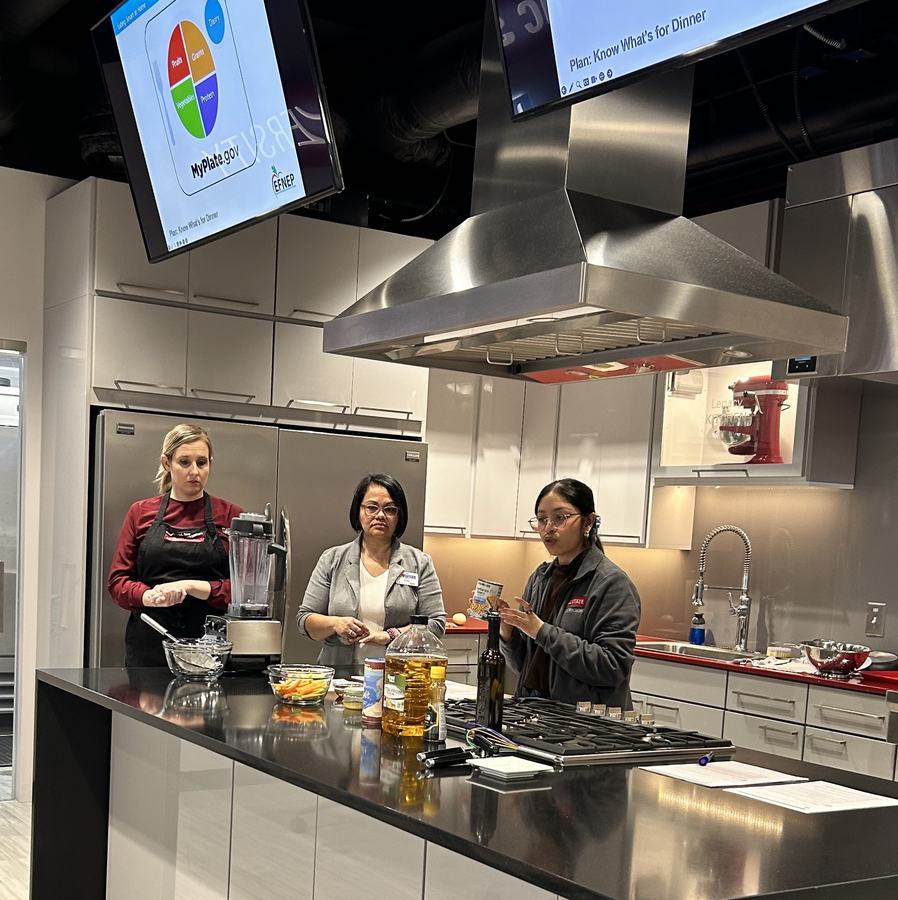 Staff leading a lesson