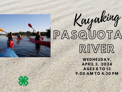 People kayaking on a river