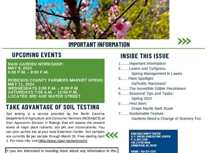 spring Newsletter