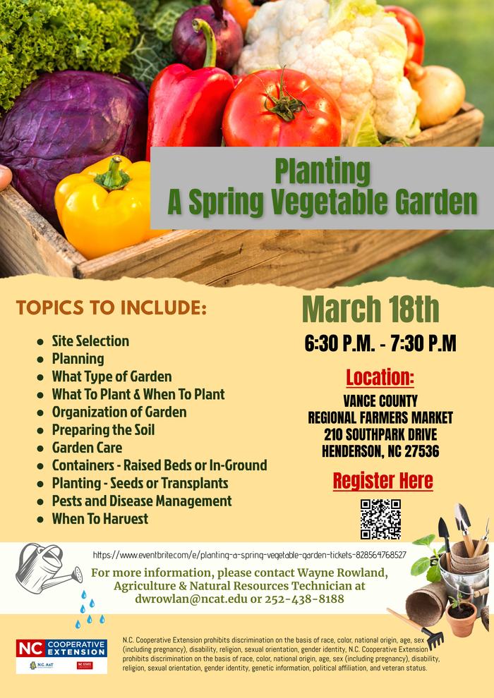Planting a Spring Vegetable Garden