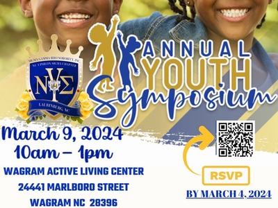 Sigma Gamma Rho Youth Symposium flyer