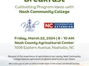 Farm to College Breakfast — Mar 22, 2024 8–10 AM, Nash County Agricultural Center, Nashville NC