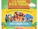 2025 Avery County 4-H Summer W.O.W. Program banner; June 9–August 1, 2025