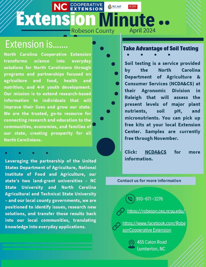 Extension Minute News letter